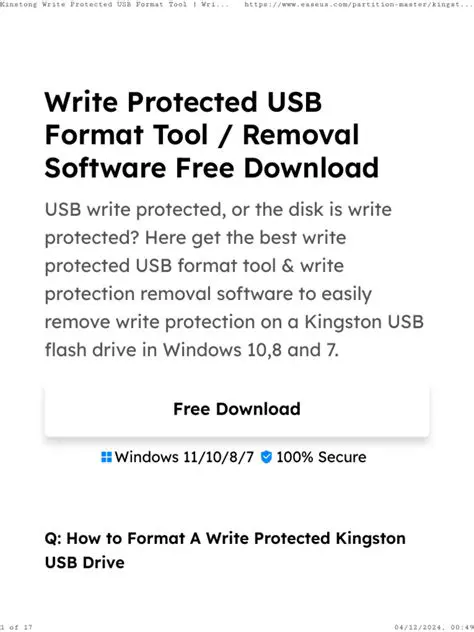 Write Protection for Tunewares