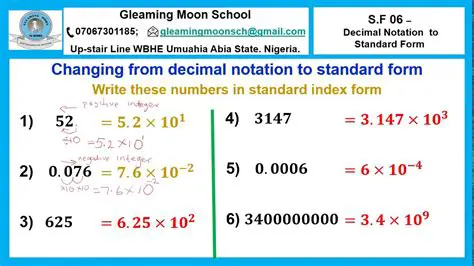 Writing Numbers in Decimal Notation