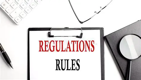 Written rules and regulations