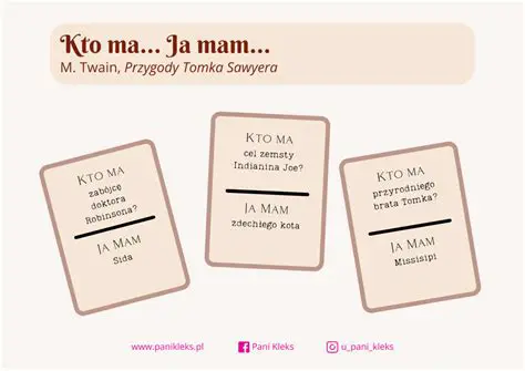 Wyniki pracy Tomka Sowyera