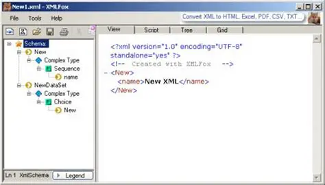 XML Editing and Validation