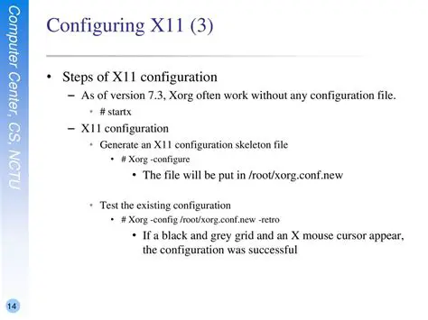 Xorg configuration problems